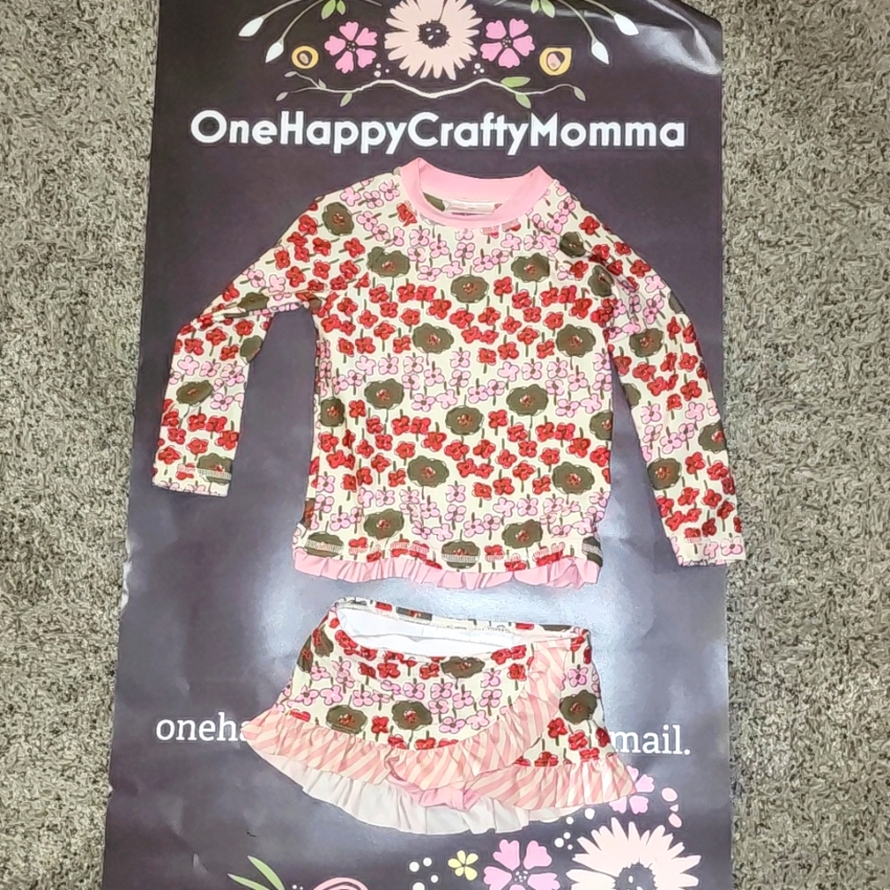 Hanna Andersson Rash guard swim set